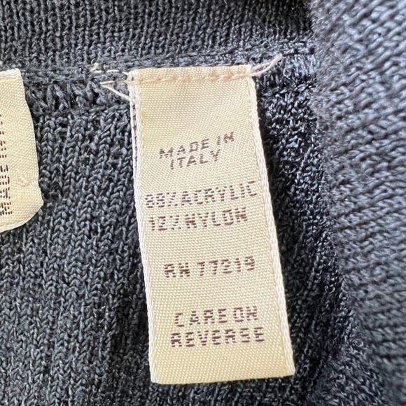 Pronto Uomo Knit Polo Shirt Ribbed Short Sleeve Casual Top XXL Preppy Italy Made - Picture 5 of 9